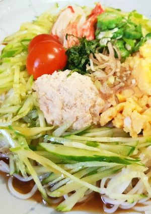 ★具沢山で栄養も◎彩りサラダそうめん★-レシピのメイン写真