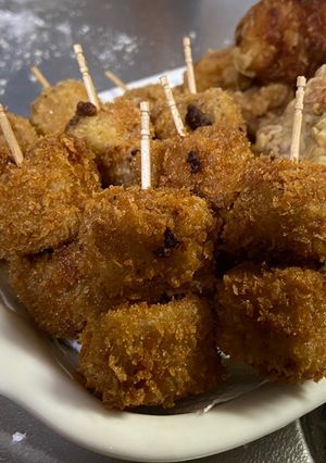 サイコロステーキで子供も喜ぶ牛カツ串☆-レシピのメイン写真