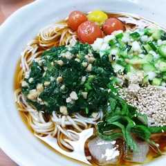 夏野菜ぶっかけ素麺★冷や麦-レシピのメイン写真