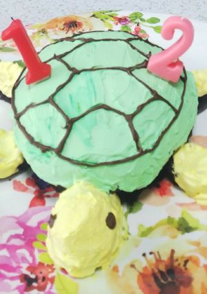 カメさんケーキ~♪-レシピのメイン写真