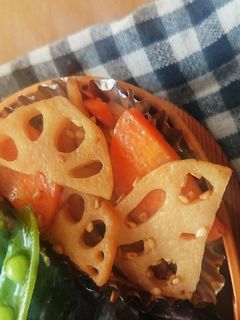 お弁当★レンコンと人参きんぴら★作り置き-レシピのメイン写真