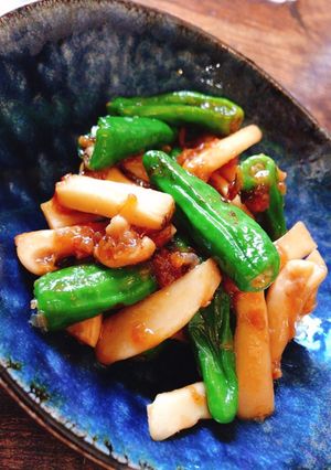 ししとうとえりんぎの甘醤油炒め-レシピのメイン写真