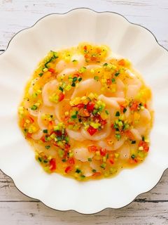 ほたてと彩り野菜のカルパッチョ-レシピのメイン写真