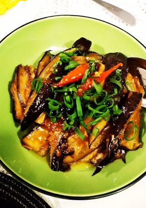 大量消費　茄子のオイスターソース炒め　-レシピのメイン写真