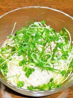 ツナそうめん-レシピのメイン写真