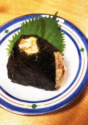 チーズとクルミの玄米おにぎり-レシピのメイン写真