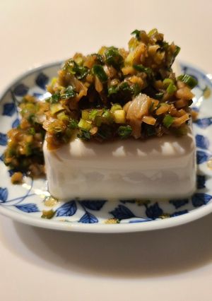 搾菜(ザーサイ)で中華風冷奴-レシピのメイン写真