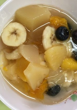 【保育園給食】ゼリー入りフルーツポンチ-レシピのメイン写真