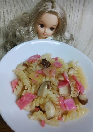 リカちゃん♡わかさぎオイルくるくるパスタ-レシピのメイン写真
