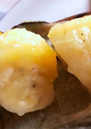 バーベキューのデザートは焼きバナナ-レシピのメイン写真