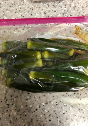 オクラの麺つゆ漬け-レシピのメイン写真