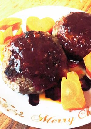 チーズ入りハンバーグ-レシピのメイン写真