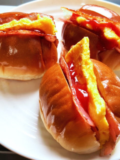 甘い卵焼きと塩気のコラボ♡ホットサンド-レシピのメイン写真