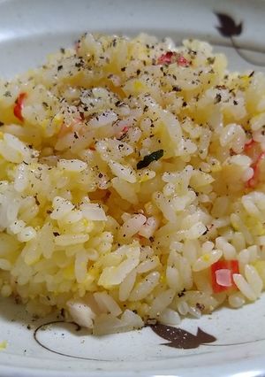 即完成！ごま油香る❤カニカマねぎ炒飯-レシピのメイン写真