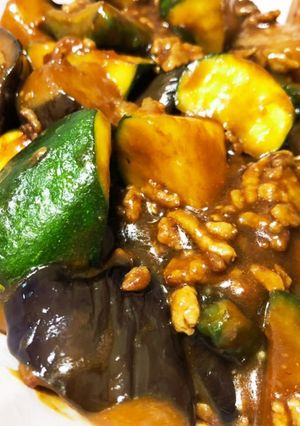 夏野菜の赤味噌麻婆【赤味噌】【夏野菜】-レシピのメイン写真