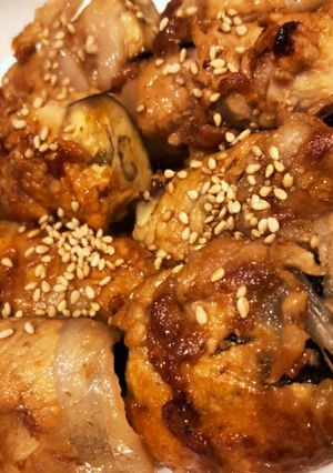 シンプル美味♡しそ入りなすの肉巻き-レシピのメイン写真