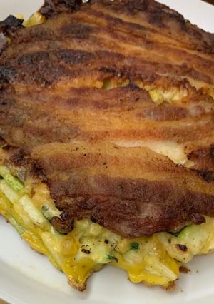 ズッキーニで、大阪風（チーズ）お好み焼き-レシピのメイン写真