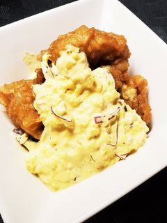 鶏天南蛮タルタルサラダ乗せ-レシピのメイン写真