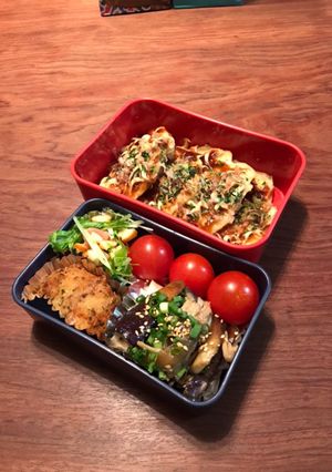 お弁当・・・126おこのみの焼き弁当-レシピのメイン写真