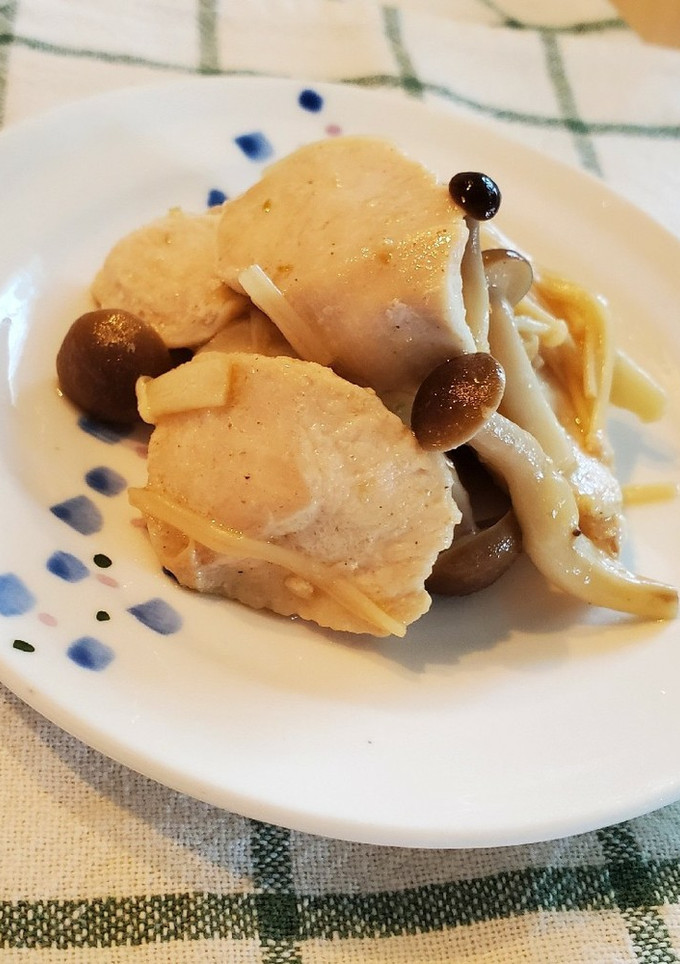 鶏ときのこの柚子胡椒炒め-レシピのメイン写真