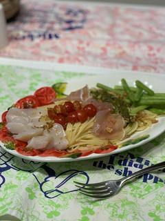 生ハムと帆立の冷製パスタ-レシピのメイン写真