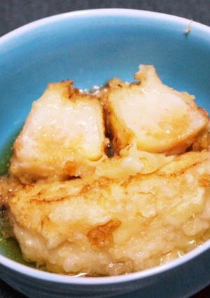 桃の揚げ出し-レシピのメイン写真