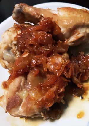 ほろにが☆鶏肉ピンクグレープフルーツ煮-レシピのメイン写真