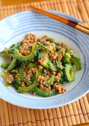 ゴーヤの肉味噌炒め-レシピのメイン写真