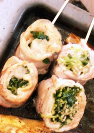 映え！？簡単！美味しい！豆苗で野菜巻き串-レシピのメイン写真