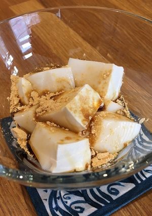 豆乳ゼリー 葛餅風-レシピのメイン写真