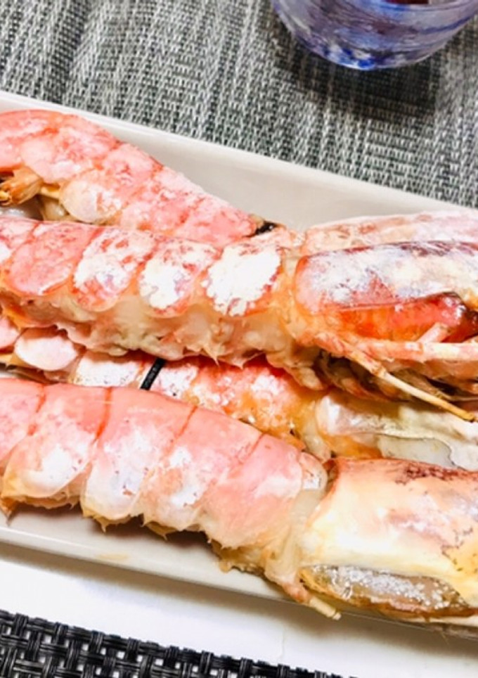 海老の塩焼き・まっすぐなエビ丸焼き-レシピのメイン写真