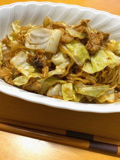 焼きそばアレンジ★ 回鍋肉焼きそば-レシピのメイン写真