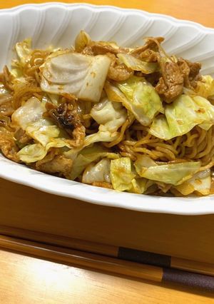 焼きそばアレンジ★ 回鍋肉焼きそば-レシピのメイン写真
