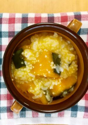 かぼちゃともちきびのお粥-レシピのメイン写真