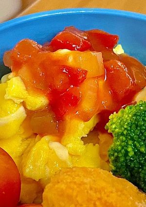 超簡単！サルサソースの卵やき^_^-レシピのメイン写真