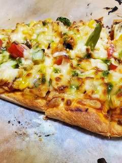 夏野菜のナンピザ-レシピのメイン写真