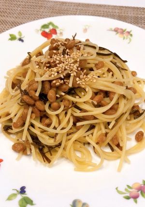簡単♪納豆パスタ-レシピのメイン写真