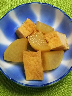 【フライパンで作る】厚揚げと大根の煮物-レシピのメイン写真