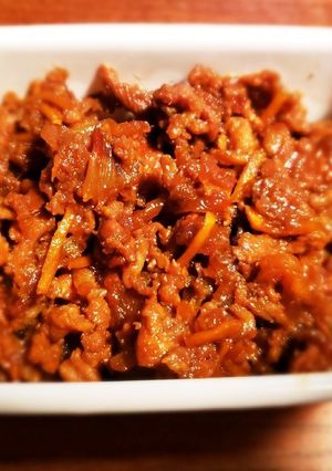 黒酢風味 牛肉のしぐれ煮･作り置き-レシピのメイン写真