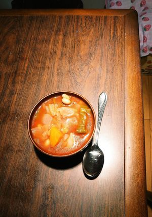 お豆ゴロゴロミネストローネ-レシピのメイン写真