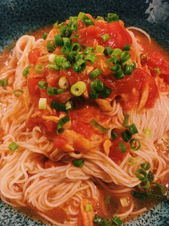 トマトとツナの冷やしそうめん-レシピのメイン写真