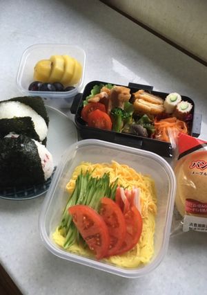 高校男子お弁当 1.8.16-レシピのメイン写真
