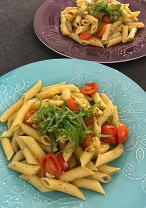 しその葉のペストでペンネパスタ♪-レシピのメイン写真