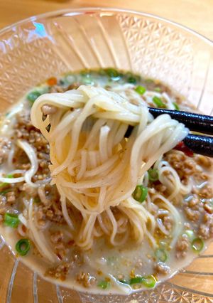 暑い日にピッタリ！ピリ辛豆乳そうめん❤️-レシピのメイン写真