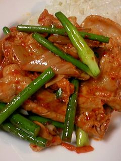 ☆にんにくの芽と豚肉のキムチ炒め☆-レシピのメイン写真
