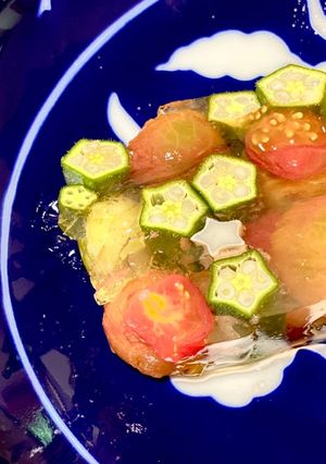 ヨーグルト空き箱で出来る！野菜ゼリー-レシピのメイン写真