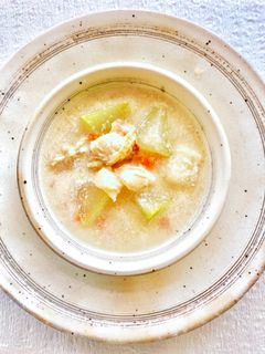 冬瓜豆乳スープで潤い肌-レシピのメイン写真
