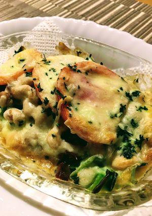 サバ缶トマト豆グラタン-レシピのメイン写真
