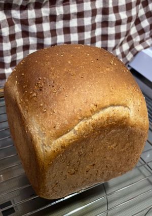 全粒粉とグラハムの食パン ダイエットに❗-レシピのメイン写真