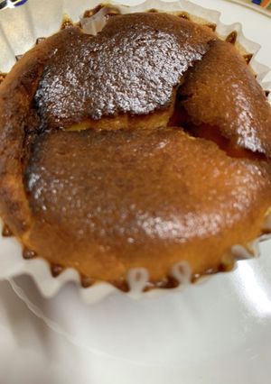 カラメルが美味しいバスク風チーズケーキ-レシピのメイン写真